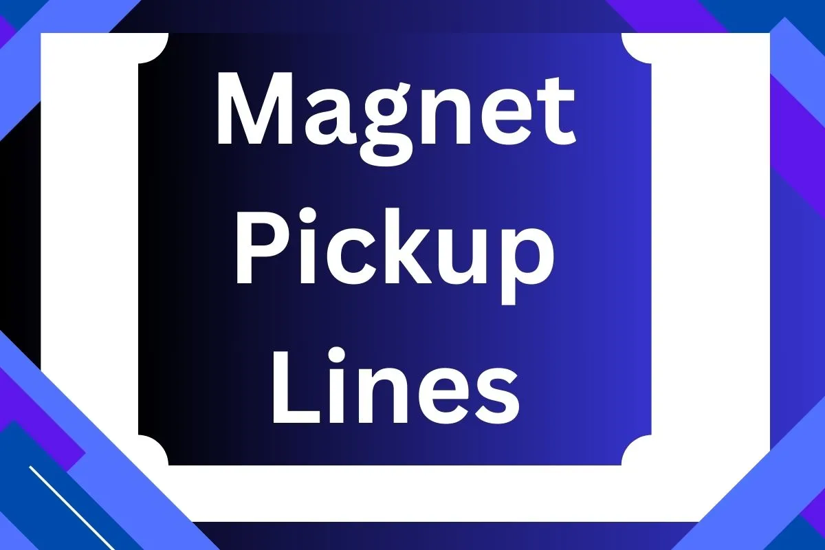 Magnet Pickup Lines