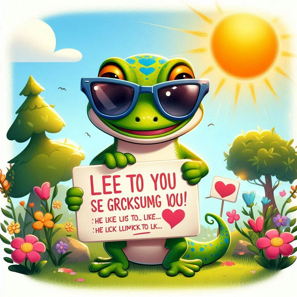 Creative Gecko Pickup Lines
