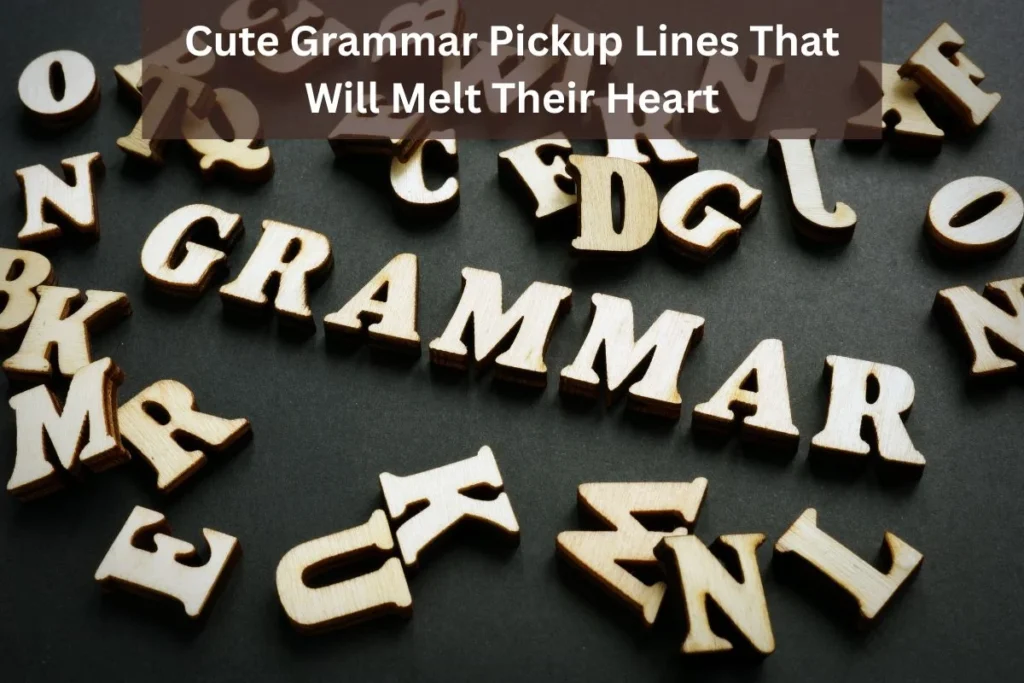 Cute Grammar Pickup Lines