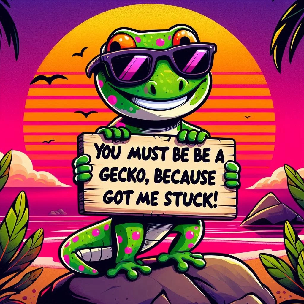 Sweet Gecko Pickup Lines
