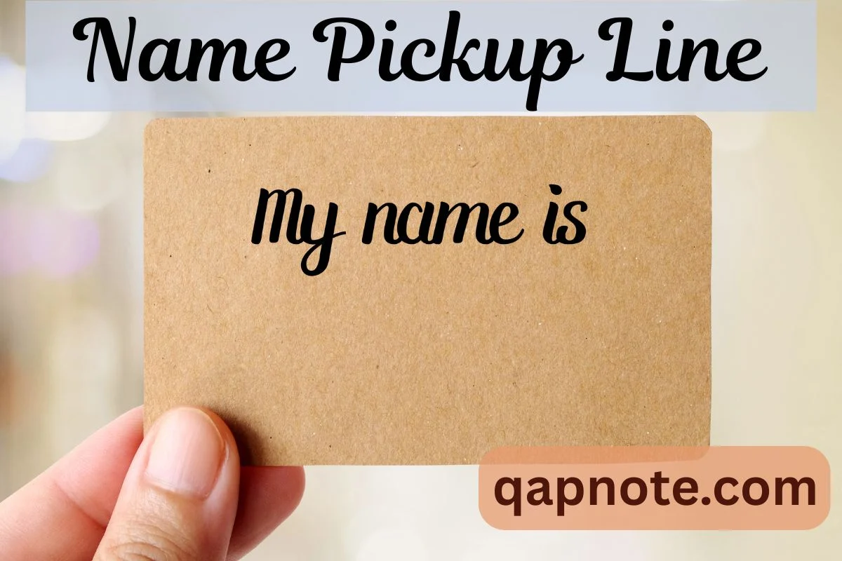 Read more about the article Name Pickup Line: Charm Someone with Their Own Name