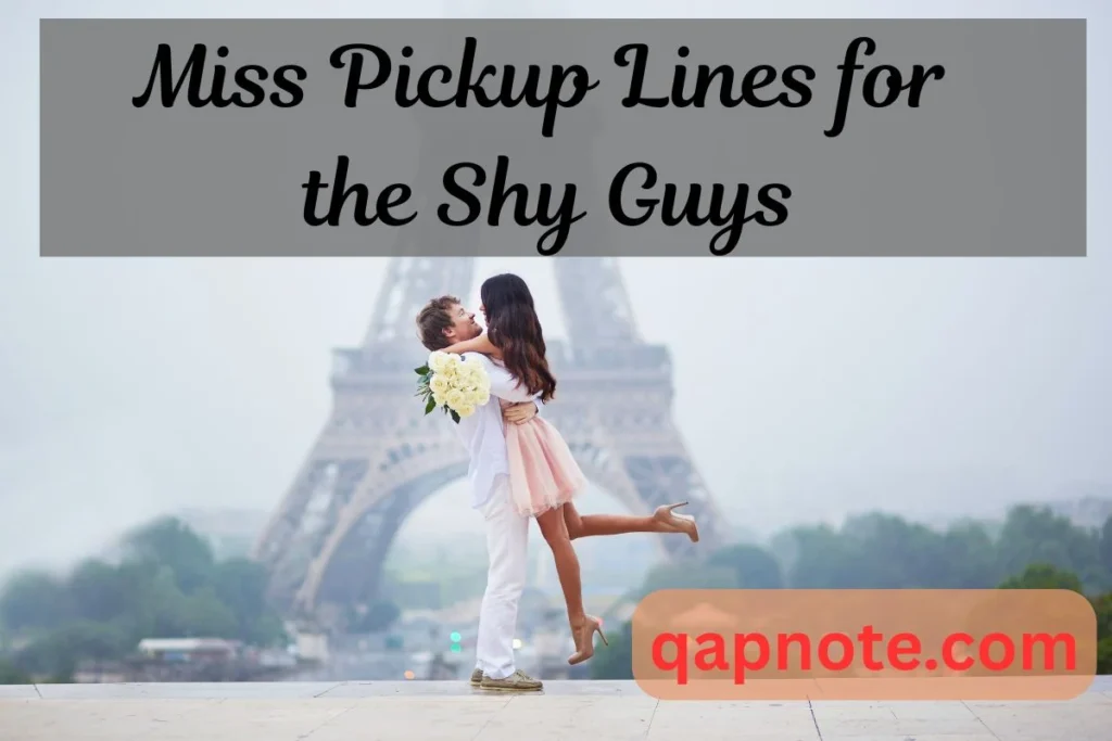 Miss Pickup Lines for the Shy Guys